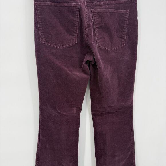 Gap Purple Corduroy Cotton Bootcut Pants Size 28R Y2k Style - Picture 8 of 9